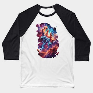 Cosmic Ballet: Nebula's Elegance in Pillars of Creation - cosmic Baseball T-Shirt